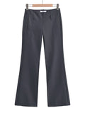 Spice Girls Bunting Temperament Composite Low-Waisted Broad Leg Suit Trousers Trousers Casual Trousers Fashion