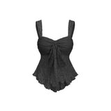 French Sweet Hottie Sexy Lace Sling Vest Women Summer New Design Bow Repair Slim Top