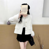 KANING Pink Yangerming Knitted Cardigan 2026 Autumn New Women's Sweater Coat Woman