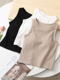 Summer Sexy Pure Desire Hand-In-Work Vest Sleeveless Short Inside And Outside Wearing A Body-Clam Umbilling Bottom Top