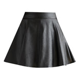 Hairy Dress Woman 2025 New High-Waisted Ass Short Skirt A-Word Black Autumn And Winter Half Skirt 100-Folded Pony-Up Skirt
